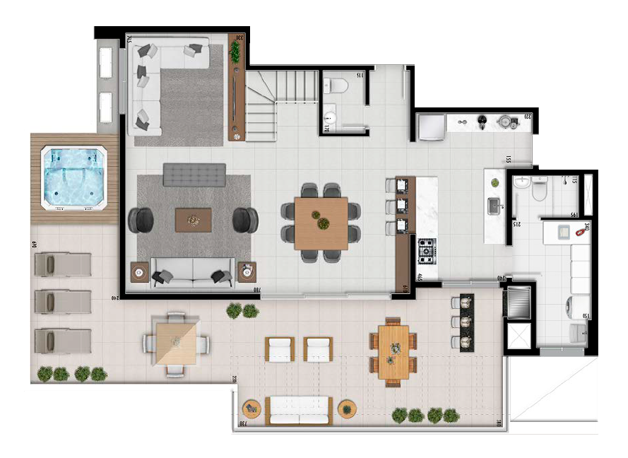 AVENTUS Tramonto Duplex — Inferior