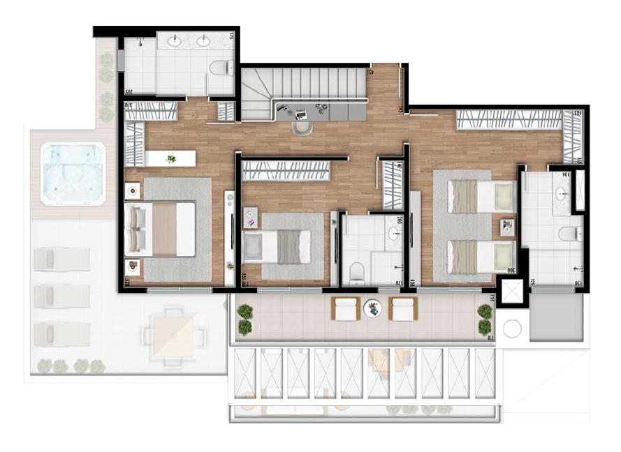 AVENTUS Tramonto Duplex — Superior