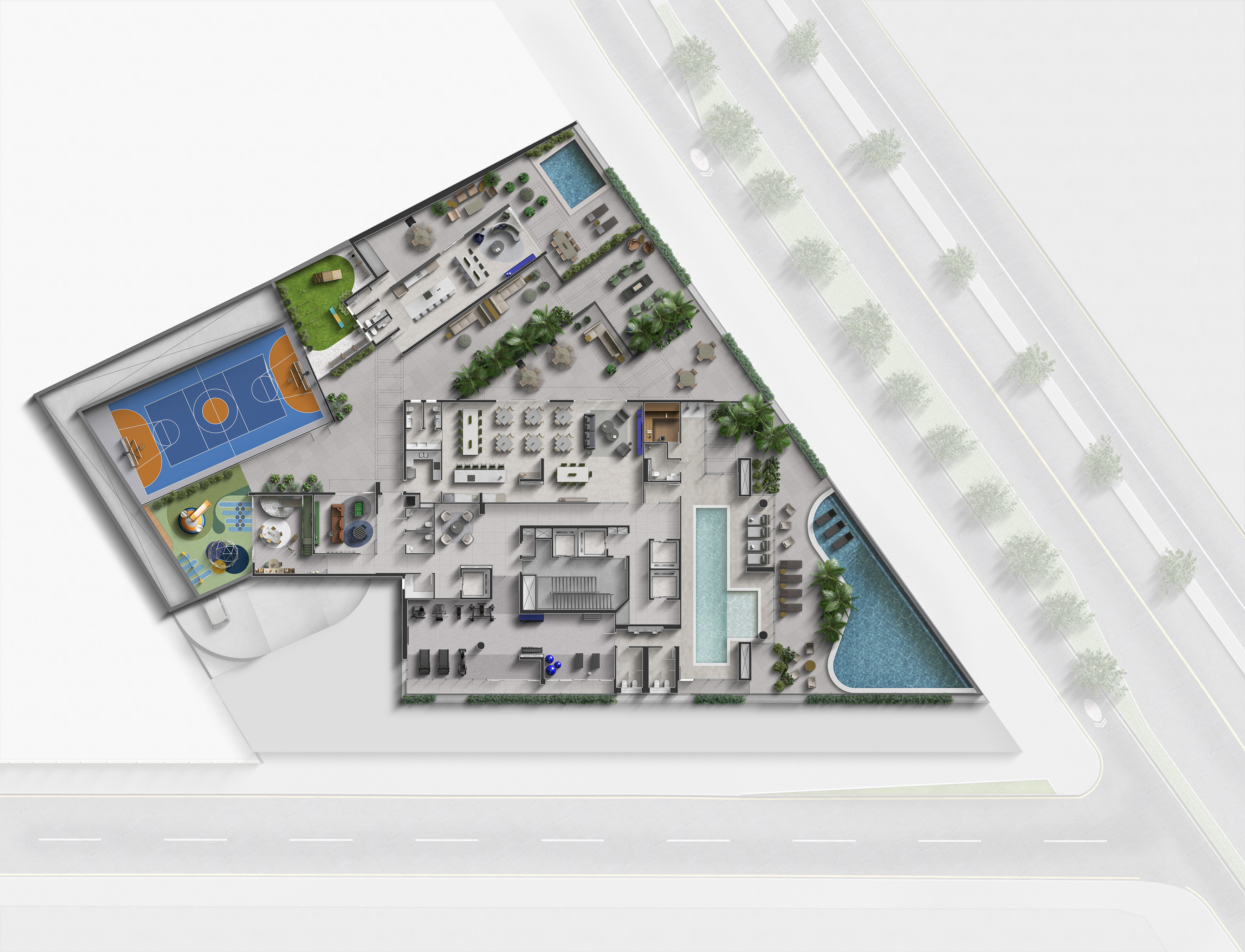 CEDRAT — Implantação 4º Pavimento