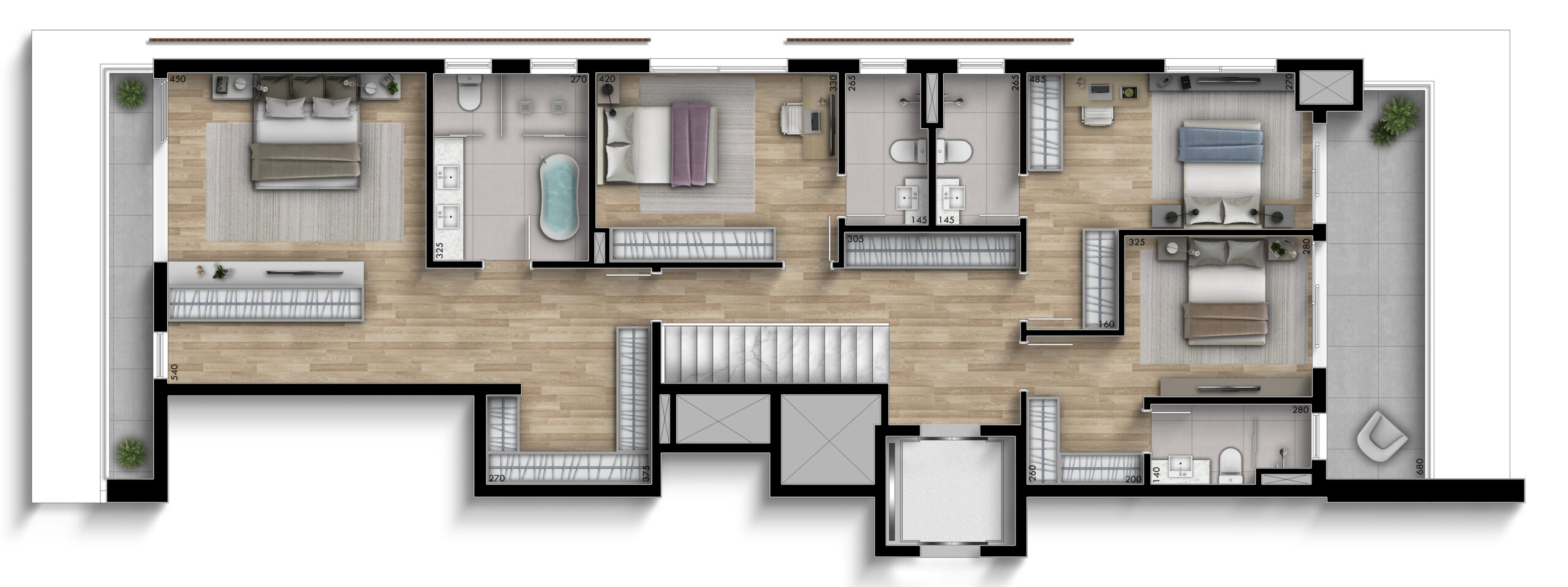 Duplex Natur — Pavimento Superior — NIO
